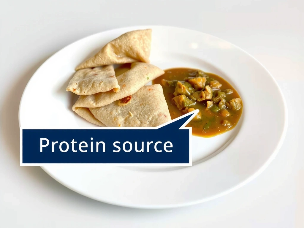 Roti canai protein focus